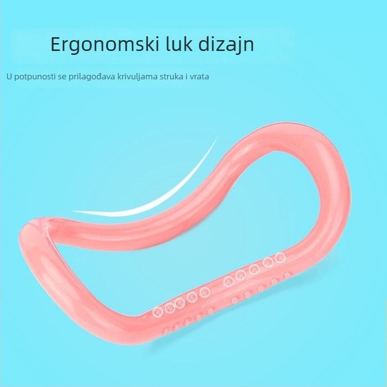 Joga prsten s dvostrukim masirajućim točkama, za cijelo tijelo, idealan za trening, zdravstvenu njegu i ljepotu