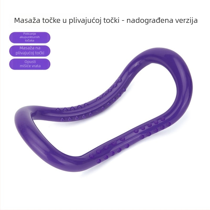 Joga prsten s dvostrukim masirajućim točkama, za cijelo tijelo, idealan za trening, zdravstvenu njegu i ljepotu