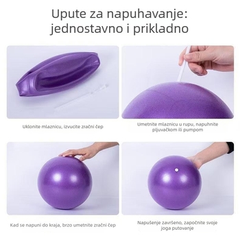 Joga lopta PVC, 100 g, Ne napuhava, model B-63