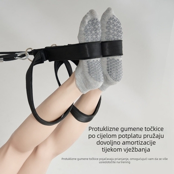 Ženske čarape za jogu s protukliznim dnom, profesionalne za pilates, ples i fitness treninge
