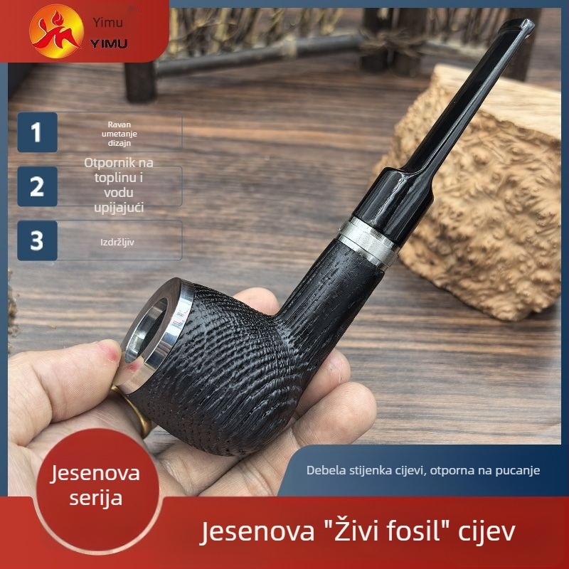 Hrastova lula s odvojivim usnikom, klasičan drveni dizajn