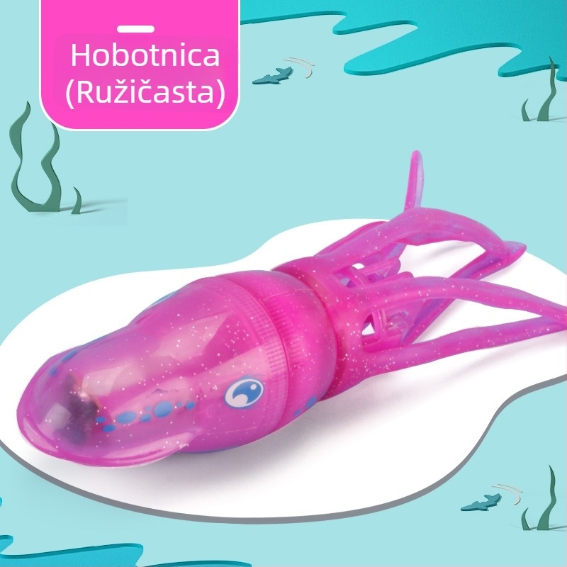 LADUMU Električna vodena igračka za djecu — plastična igračka s električnim plivanjem, uzrast 4–6 godina