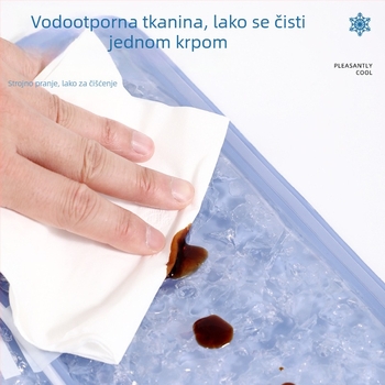 Gel hladnjak madrac za sjedenje — PVC tkanina, punjenje ledenih kristala, težina 1,1 kg, za ljetno hlađenje i prevenciju toplinskog udara