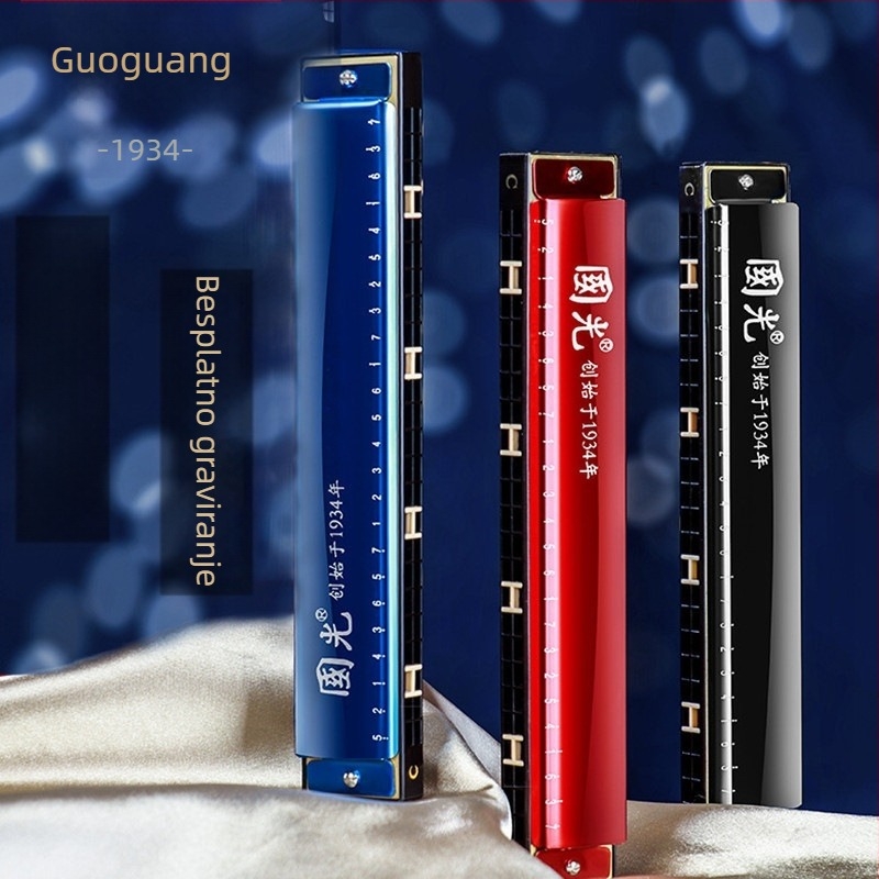 Guoguang GG24 polifonična harmonika, 24 rupa