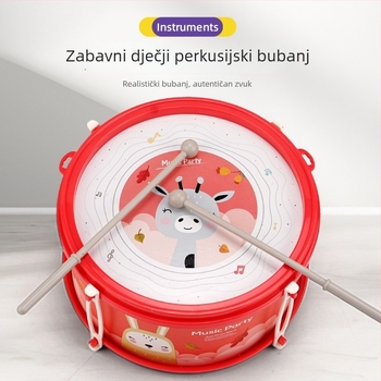 Dječji set glazbenih instrumenata — plastični, inspirirani Orffom, za djecu 4–6 godina, u šarenoj kutiji