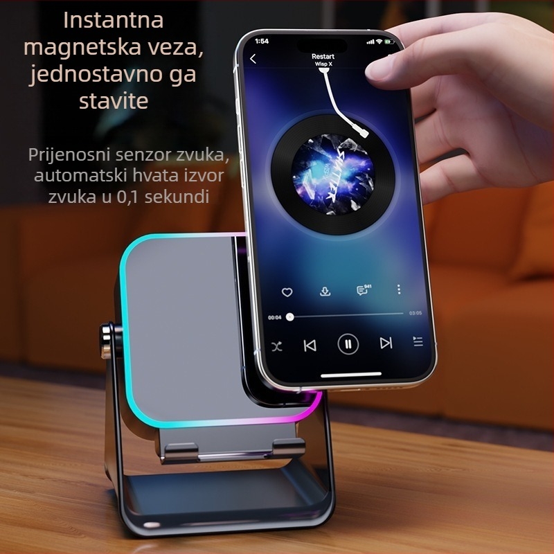 Bežični Bluetooth zvučnik - 5W, Bluetooth 5.3, ugrađena baterija 500–800 mAh, doseg do 10 m, SNR ≥75 dB