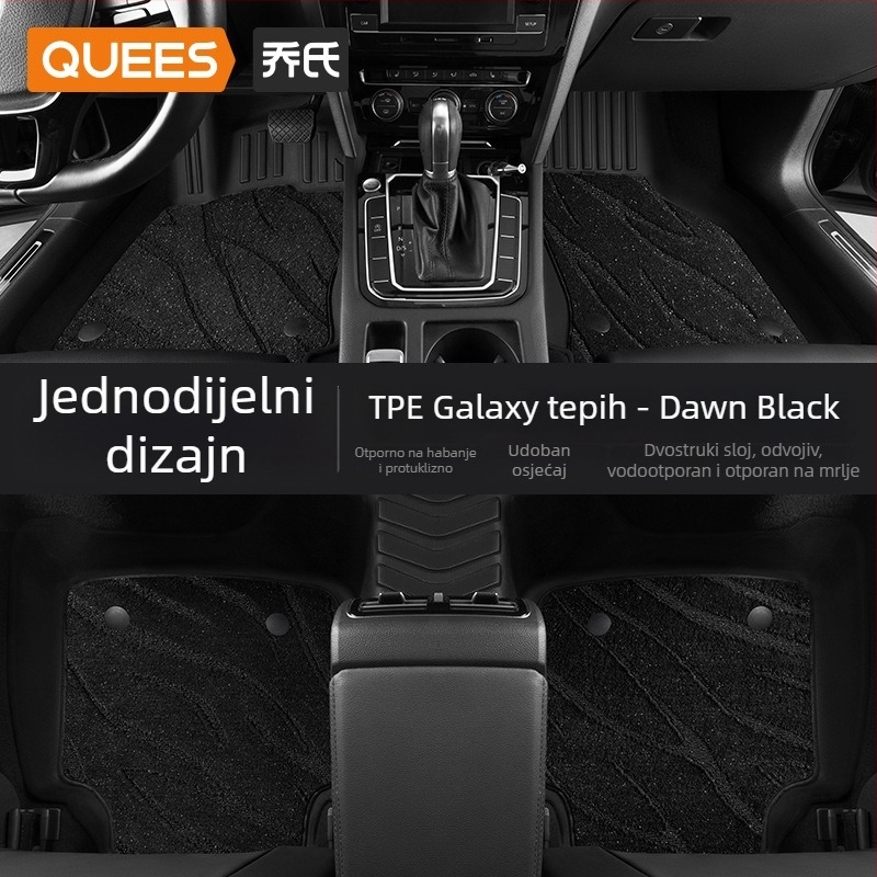 Automobilske podne prostirke — TPE, otisnuto logo, Joe's marka, za posebno vozilo, bez prilagodbe