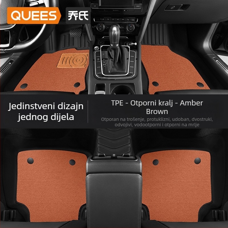 Automobilske podne prostirke — TPE, otisnuto logo, Joe's marka, za posebno vozilo, bez prilagodbe