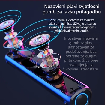 Newman BT60 računalni zvučnici – 2-kanalni, USB, 3,5 mm, 40 Hz-20 kHz, snaga 5W×2