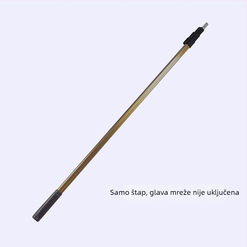 3 m Sklopiva mreža za ribolov od aluminijske legure, s mrežnom torbom