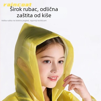 Dječji kišni pončo od EVA materijala, debeli stil, 100 g, u pakiranju