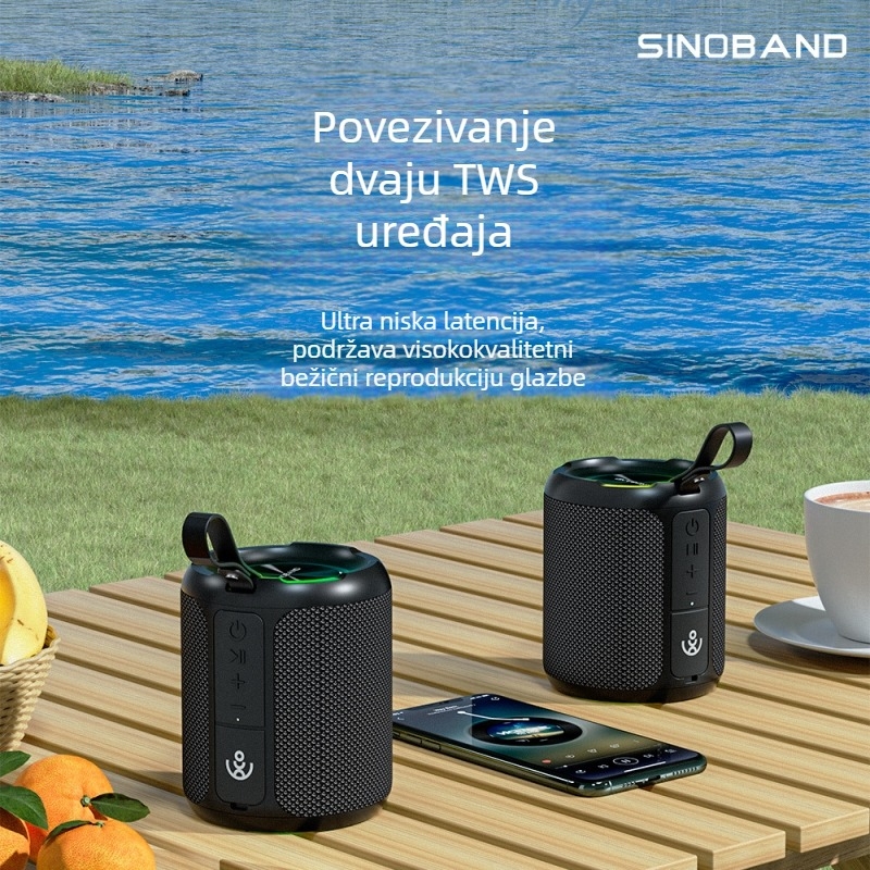 Xidobao Bluetooth zvučnik 40W, Bluetooth 5.3, raspon frekvencija 20Hz-20kHz, SNR ≥75dB, ugrađena baterija 4000–6000mAh