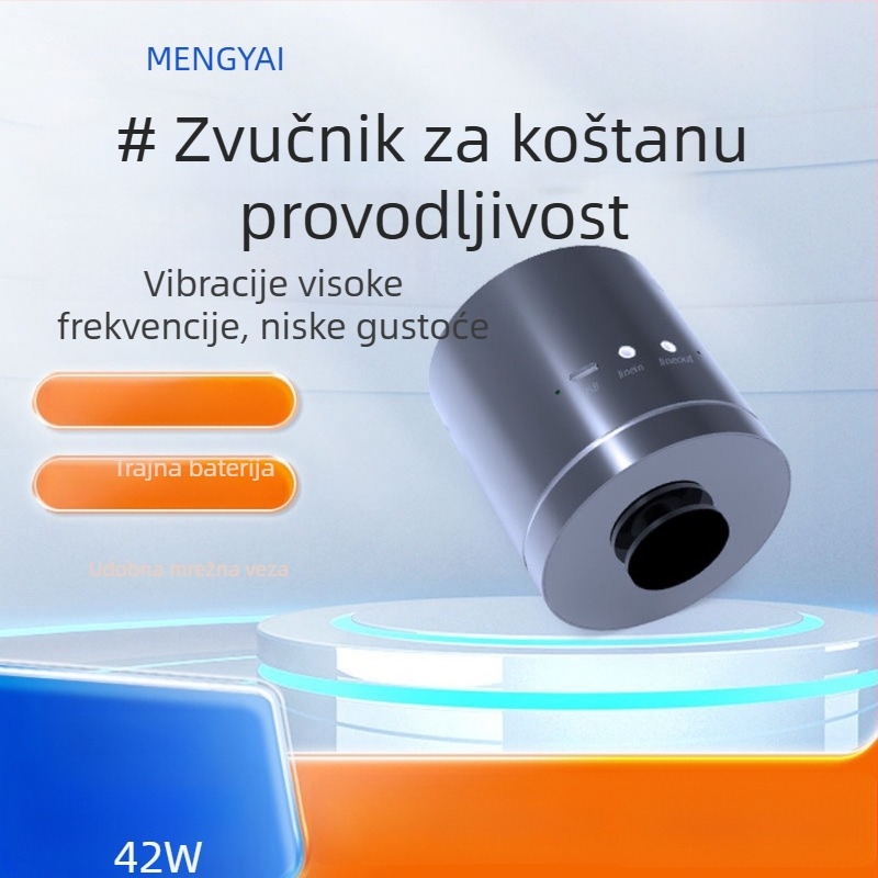 Zvučnik s koštanom vodljivošću, Wi‑Fi daljinsko upravljanje, Bluetooth 5.1, 42W, raspon frekvencija 30Hz–15kHz
