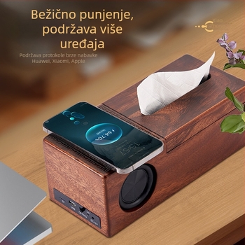 Bluetooth zvučnik verzija 5.3, 12,5W, raspon 20Hz-20kHz, SNR ≥85dB, podrška TF kartici