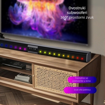 Bluetooth TV zvučnik 5011 s dva zvučnika, ugrađena baterija 1000–1200mAh, USB reproduciranje, Bluetooth 5.3, 60Hz-16kHz