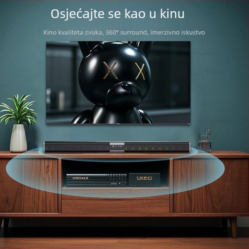 Bluetooth TV zvučnik 5011 s dva zvučnika, ugrađena baterija 1000–1200mAh, USB reproduciranje, Bluetooth 5.3, 60Hz-16kHz