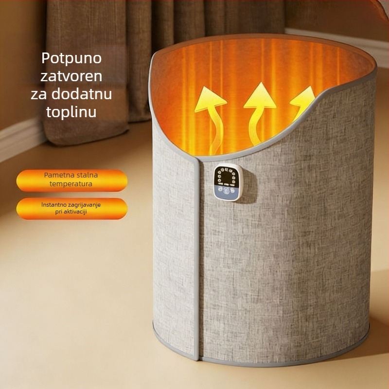 Uredsko grijalo za stopala – 3-slojno obuhvaćanje stopala, mehanički rad, 220V, 200W, priključeno grijanje