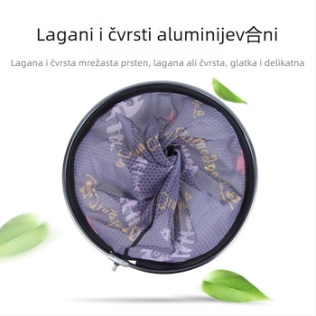 Ribolovna mreža s integriranim aluminijskim okvirom, fina mreža otporna na ogrebotine — Jiajiaoni