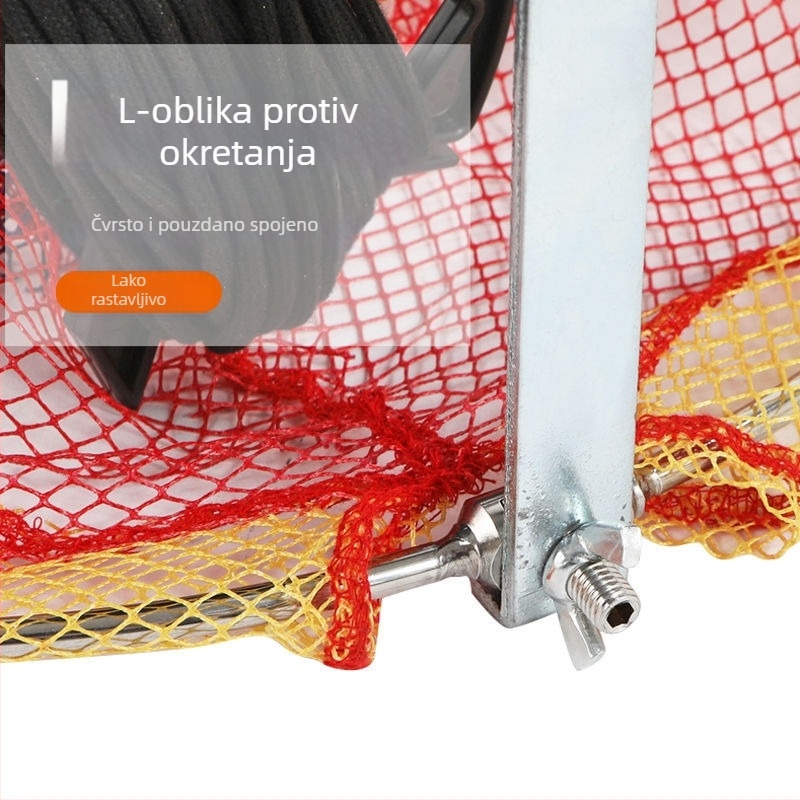Sklopiva glava mreže od nehrđajućeg čelika za mostni ribolov, vanjska upotreba