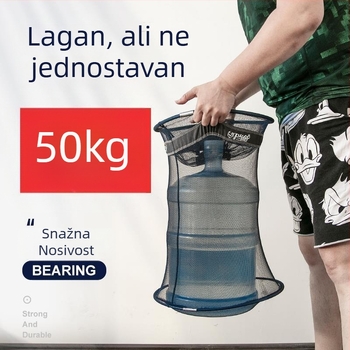 Jiehao Prijenosna Mreža Za Ribe S Finom Mrežom, Brzo Sušenje, Sklopiva Mini Najlonska Mreža Za Male Ribe, Podrijetlo: Kina