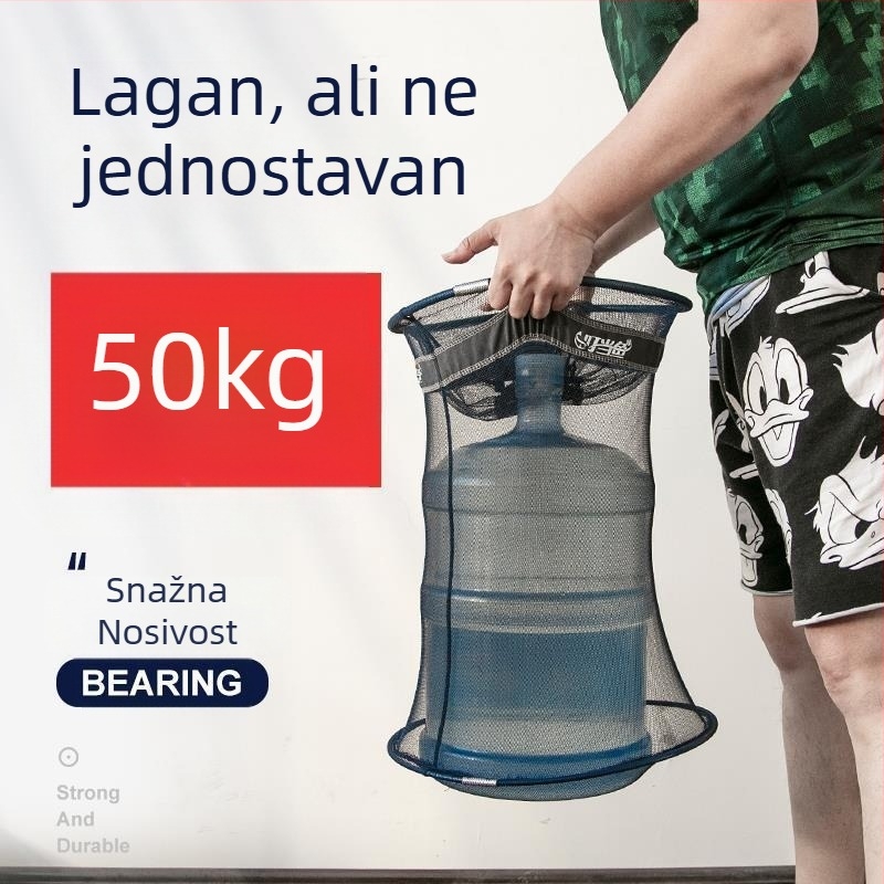 Jiehao Prijenosna Mreža Za Ribe S Finom Mrežom, Brzo Sušenje, Sklopiva Mini Najlonska Mreža Za Male Ribe, Podrijetlo: Kina