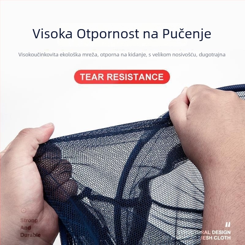 Jiehao Prijenosna Mreža Za Ribe S Finom Mrežom, Brzo Sušenje, Sklopiva Mini Najlonska Mreža Za Male Ribe, Podrijetlo: Kina