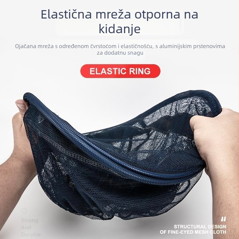 Jiehao Prijenosna Mreža Za Ribe S Finom Mrežom, Brzo Sušenje, Sklopiva Mini Najlonska Mreža Za Male Ribe, Podrijetlo: Kina