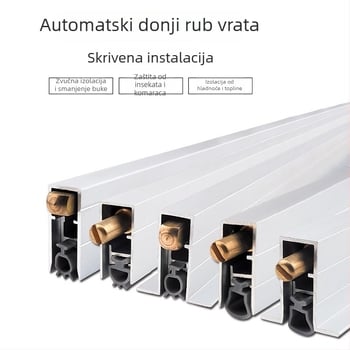 Automatski podizni donji brtveni profil vrata – zvučna izolacija, zaštita od prašine, zaštita od insekata, smanjenje buke, blokiranje svjetla