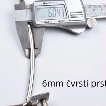 Sklopivi čelični dio mreže za ribolov sa čvrstim prstenom i debelim okvirom mreže, trokutasti dizajn, nosivost 10 kg