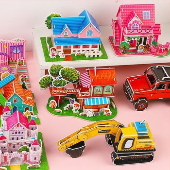 Xiao Meng 3D puzzle DIY za djecu | Plastika | Uzrast 7–14 godina | Unisex