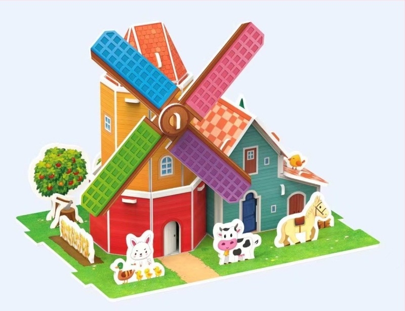 Xiao Meng 3D puzzle DIY za djecu | Plastika | Uzrast 7–14 godina | Unisex