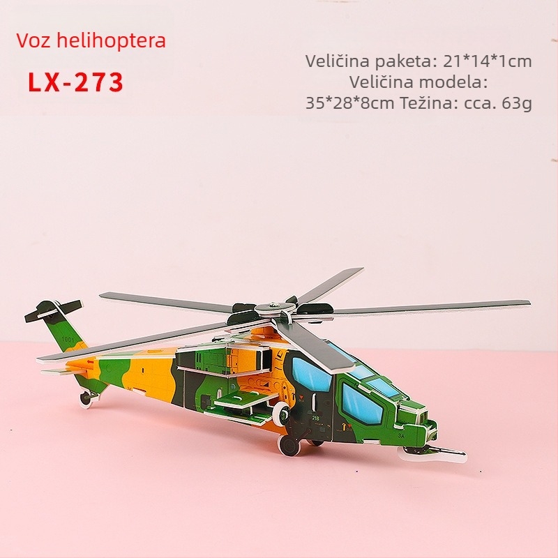 Xiao Meng 3D puzzle DIY za djecu | Plastika | Uzrast 7–14 godina | Unisex