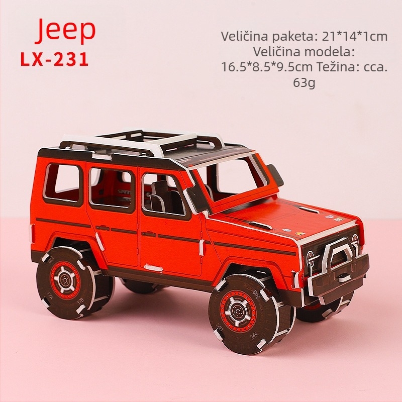Xiao Meng 3D puzzle DIY za djecu | Plastika | Uzrast 7–14 godina | Unisex