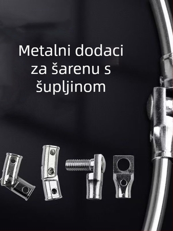 Aksesoari za mrežnu glavu s šupljim prstenom i metalnim konektorima | Marka: Super Leap | Šifra proizvoda: Other | Materijal: Metal