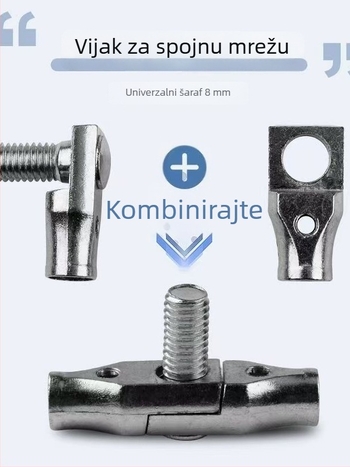 Aksesoari za mrežnu glavu s šupljim prstenom i metalnim konektorima | Marka: Super Leap | Šifra proizvoda: Other | Materijal: Metal