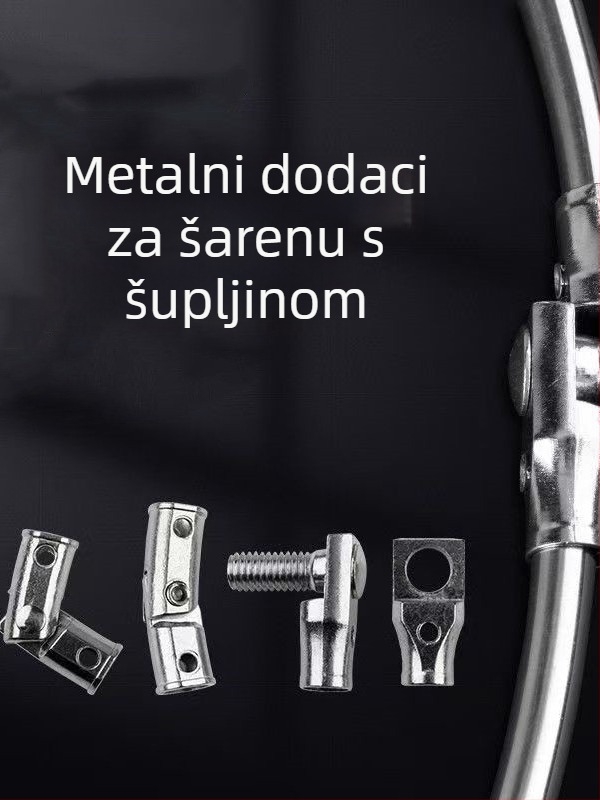 Aksesoari za mrežnu glavu s šupljim prstenom i metalnim konektorima | Marka: Super Leap | Šifra proizvoda: Other | Materijal: Metal