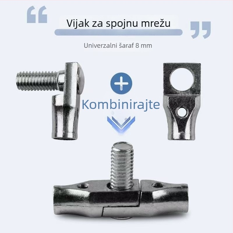 Aksesoari za mrežnu glavu s šupljim prstenom i metalnim konektorima | Marka: Super Leap | Šifra proizvoda: Other | Materijal: Metal