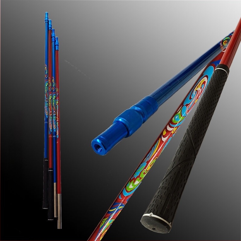 Karbonski teleskopni štap za mrežu s nosačem | Yonghao Fishing Gear