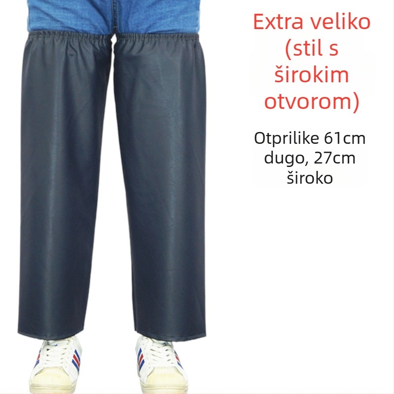 PVC pončo za odrasle, debeli vodootporni kišni kaput s PU ljepilnim slojem, za jednu osobu, pogodno za vožnju biciklom ili ribolov na otvorenom