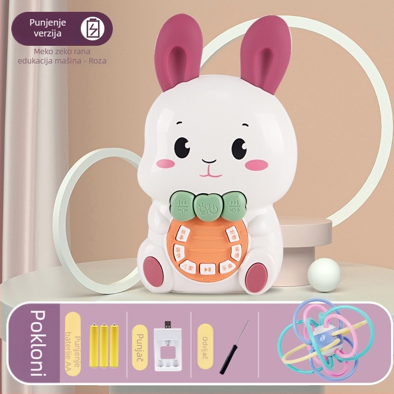 Edukativni uređaj za priče i glazbu za bebe — na baterije, plastično kućište, bez memorije, za uzrast 0–3 godina