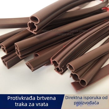 I-oblik samoljepljiva brtvena traka za vrata, otporna na habanje i starenje, otporna na vjetar i toplinska izolacija.