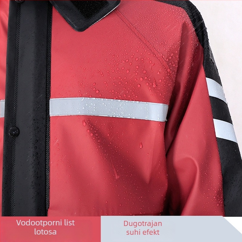 Set kabanica za odrasle, podijeljeni dizajn, PVC tkanina, za 1 osobu, šavovi visokofrekvencijskim zavarivanjem