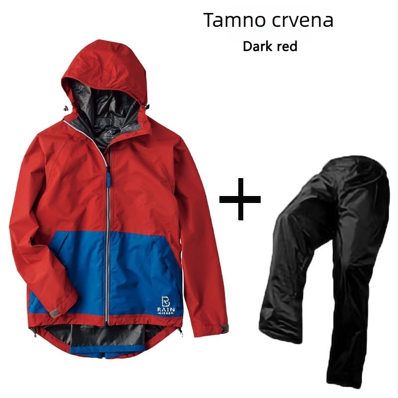 Dartei Set kišne jakne za vanjsku vožnju biciklom, EI814, dijeljena planinarska jakna otporna na kišu