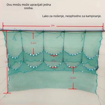 Silikonska mreža za ribolov puževa i rijeke kozice; marka: Other; glavna prodajna zona: Other