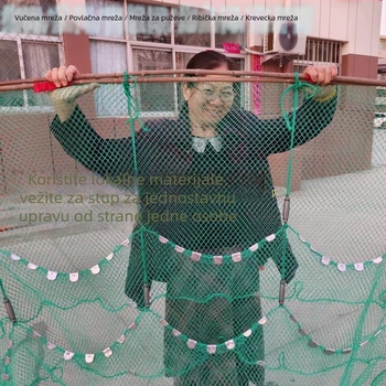 Silikonska mreža za ribolov puževa i rijeke kozice; marka: Other; glavna prodajna zona: Other