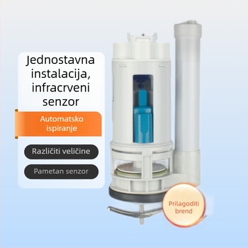 Jie Ai Pametni odvodni ventil za WC s automatskim ispravljanjem, infracrvenim senzorom i daljinskim upravljanjem – ABS