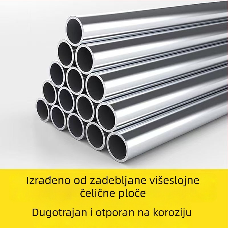 Nehrđajući čelični štap za mrežu, višenamjenski teleskop, 3–6 sekcija, kompatibilan s glavom mreže, hvatačem voća, nožem, kukom i kosom