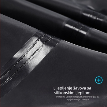 Odrasli kišni pončo – vodootporan i otporan na vjetar, debljina tkanine 0.4, PVC ljepilo, tisk logotipa i prilagodba dostupni
