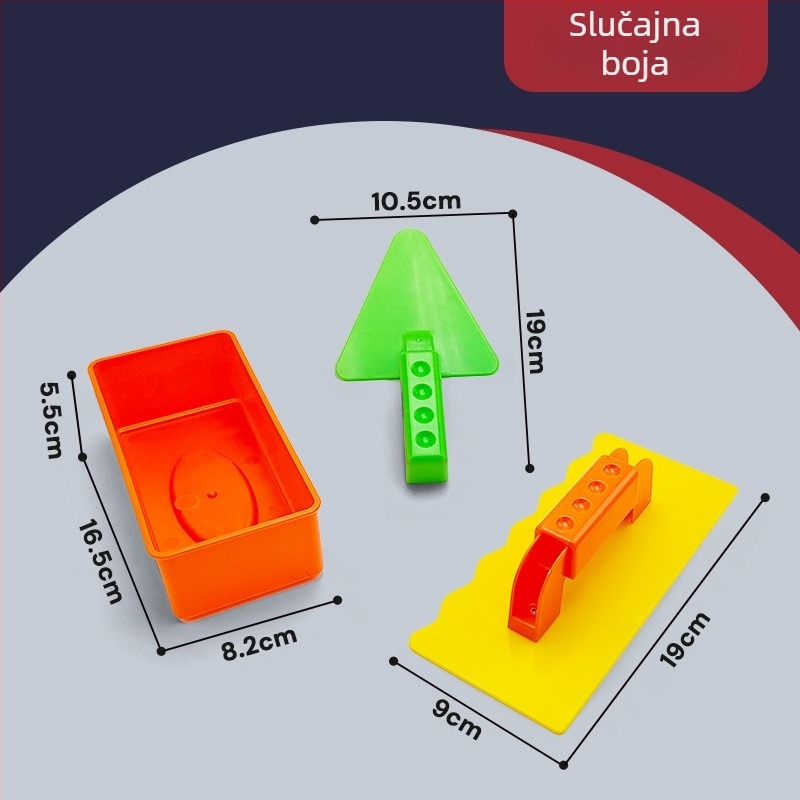 Klip za snježne kuglice u obliku patke; plastična konstrukcija, mrežasto pakiranje, za dob 7–14 godina (Plastika; Mrežasto pakiranje; Uzrast 7–14)
