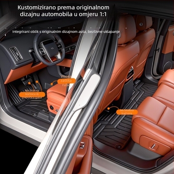 TPE prostirke za Li Auto i6 2025, prilagođene za vozilo, prilagodljiva obrada, mogućnost ispisa logotipa